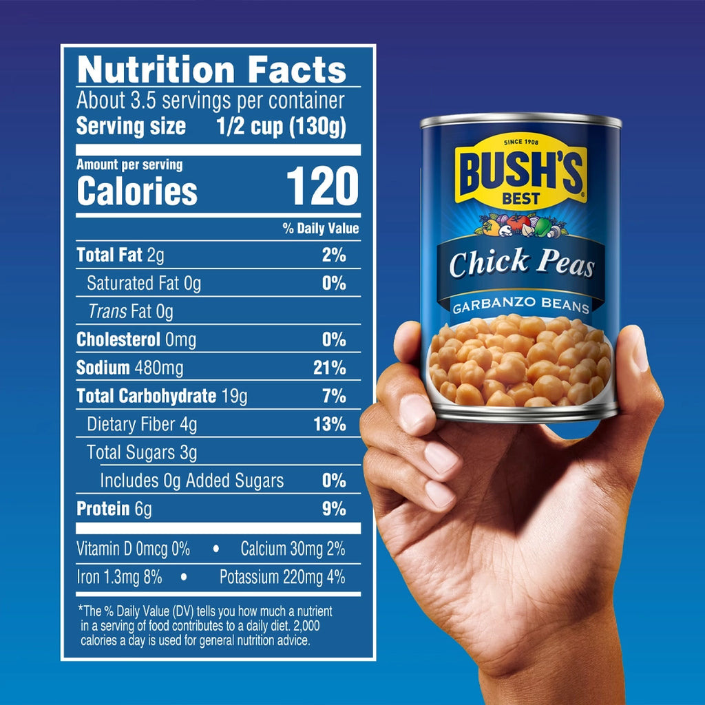 BUSH'S Garbanzos Chick Pea 16 oz