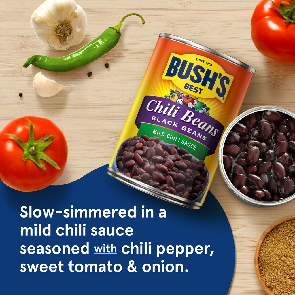 BUSHS ChiliBeans Mild Sauce 15.5 oz
