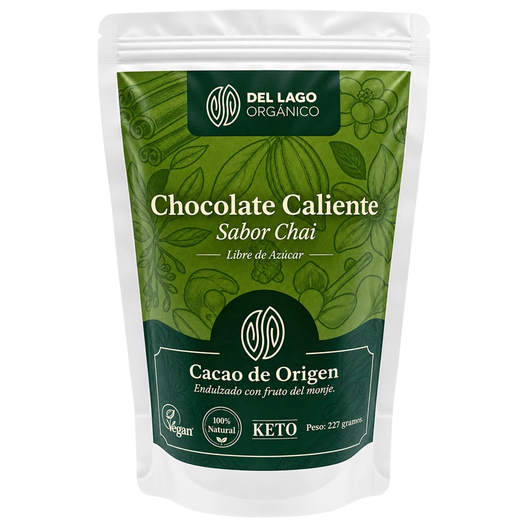 DEL LAGO ChocolateChai S/Azucar 8OZ