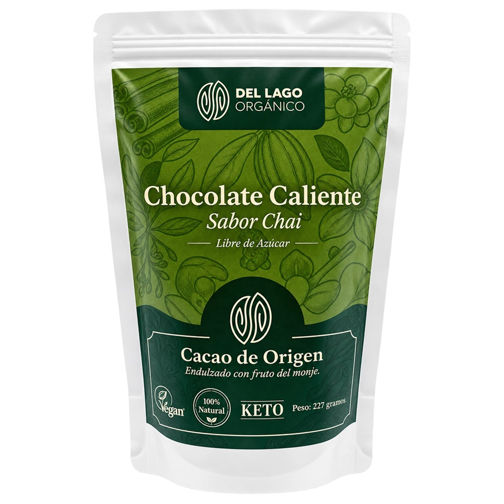 DEL LAGO ChocolateChai S/Azucar 8OZ