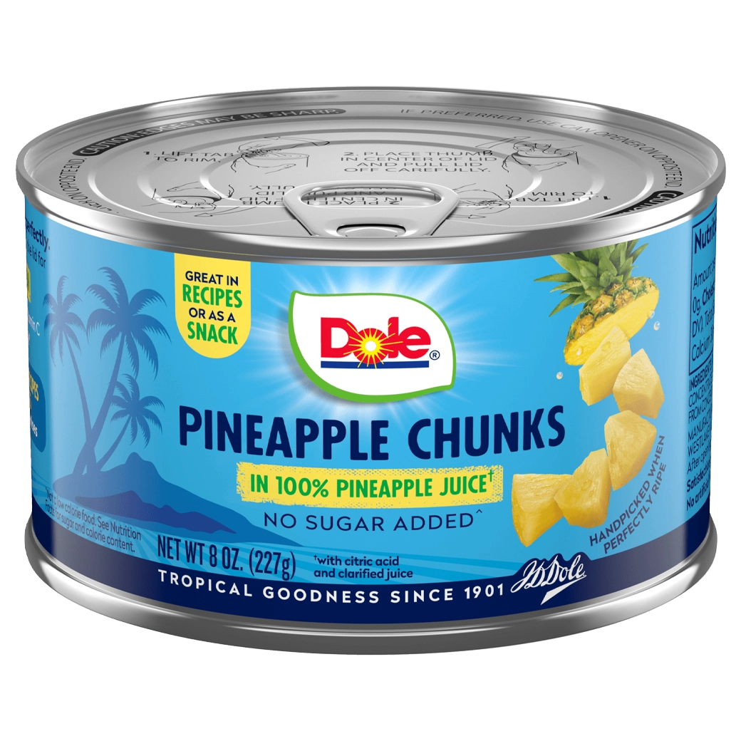 DOLE Pineapple Chunks 8 oz
