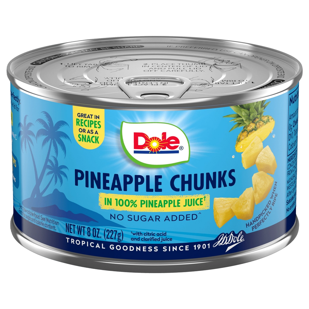 DOLE Pineapple Chunks 8 oz