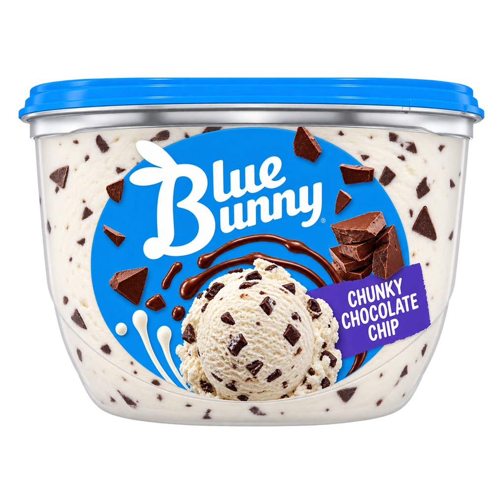BLUE BUNNY Chunky Choco 48oz
