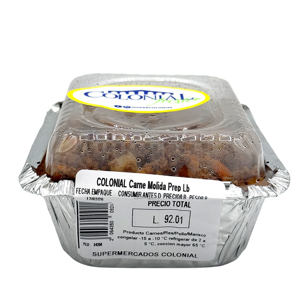 COLONIAL Carne Molida Prep Lb