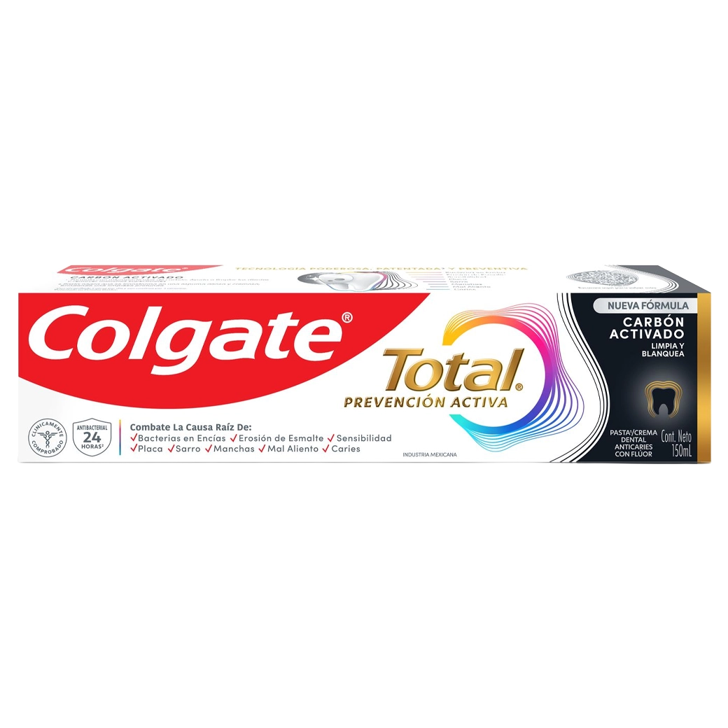 COLGATE Crema CarbónActivado 150ML