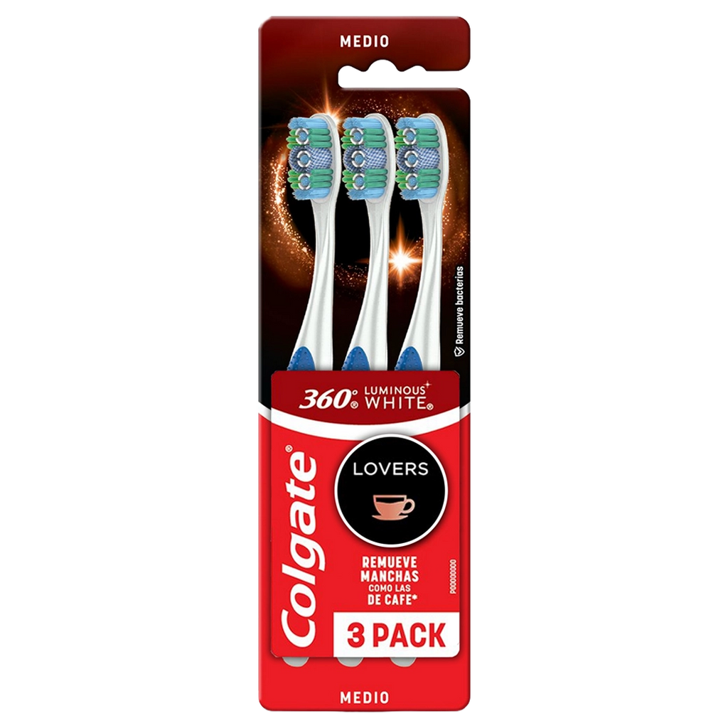 COLGATE Cepillos CoffeLove 3pk
