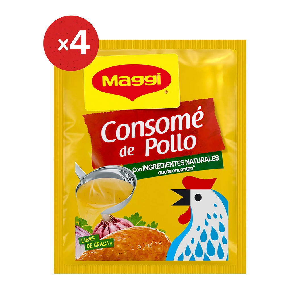 Maggi Consom Pollo 9g 4pack