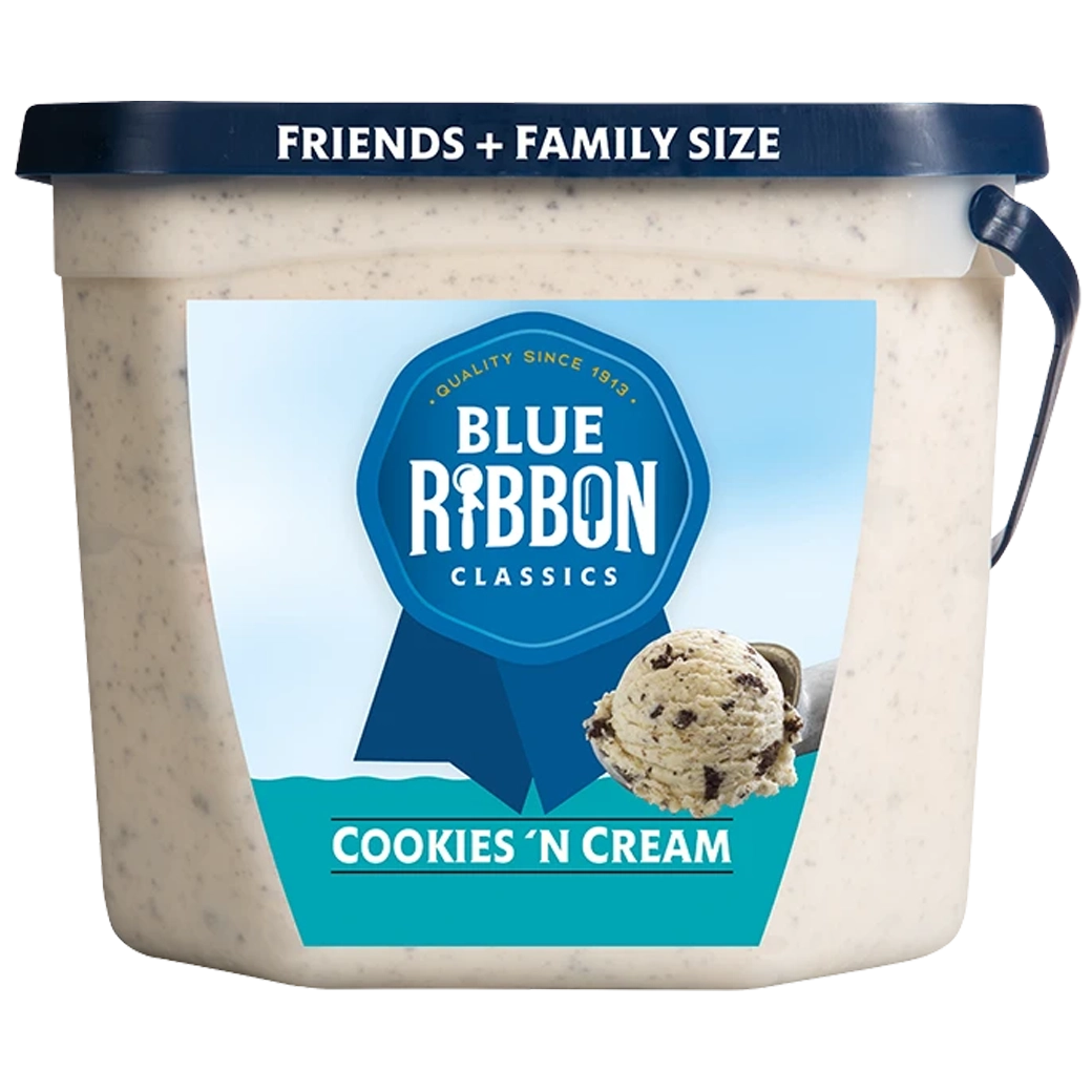 BLUE RIBBON Cookie&Cream1Gal