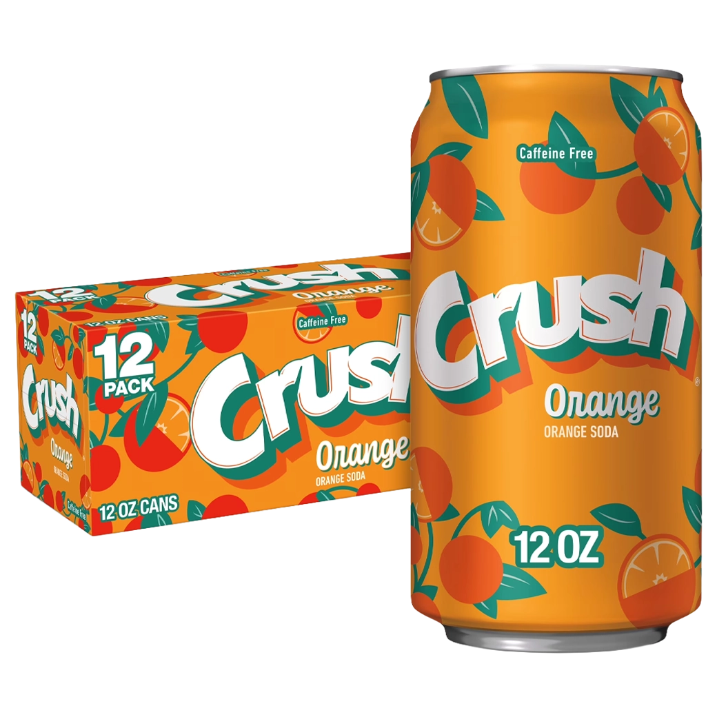 CRUSH Orange Lata 12 oz 12pk