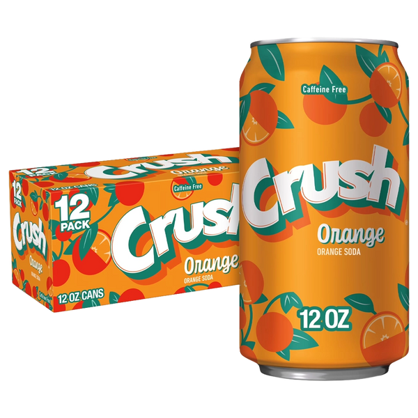 CRUSH Orange Lata 12 oz 12pk