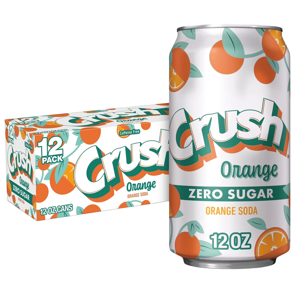 CRUSH Diet Orange Lata 12 oz 12pk