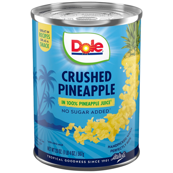 DOLE Crushed Pineapple 20 oz