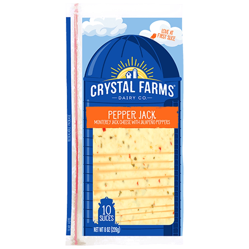 CRYSTAL FARMS Pepper Jack 7oz