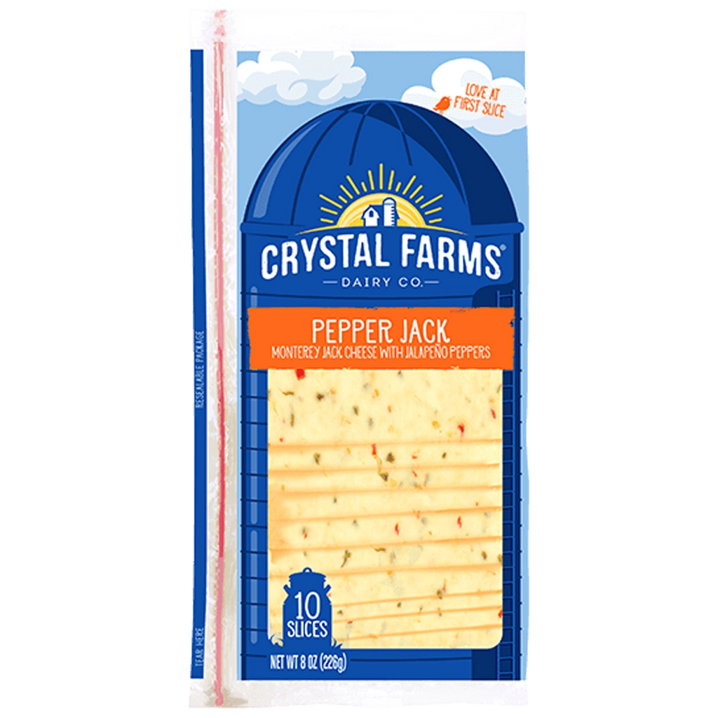 CRYSTAL FARMS Pepper Jack 7oz