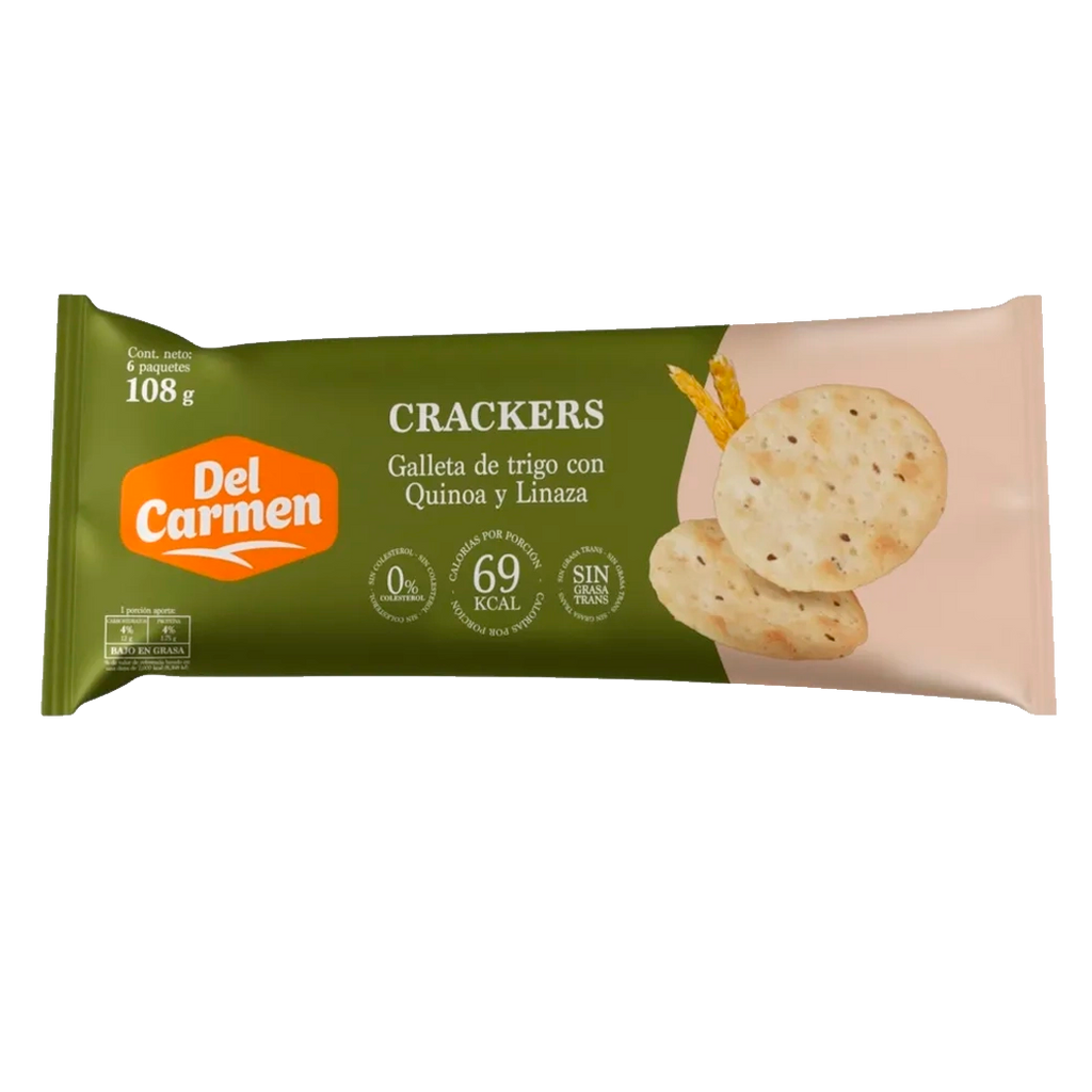 DEL CARMEN GalletTrigoQuinLin 108gr