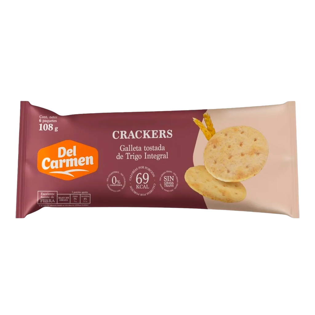 DEL CARMEN GalletTrigoIntegr 108gr