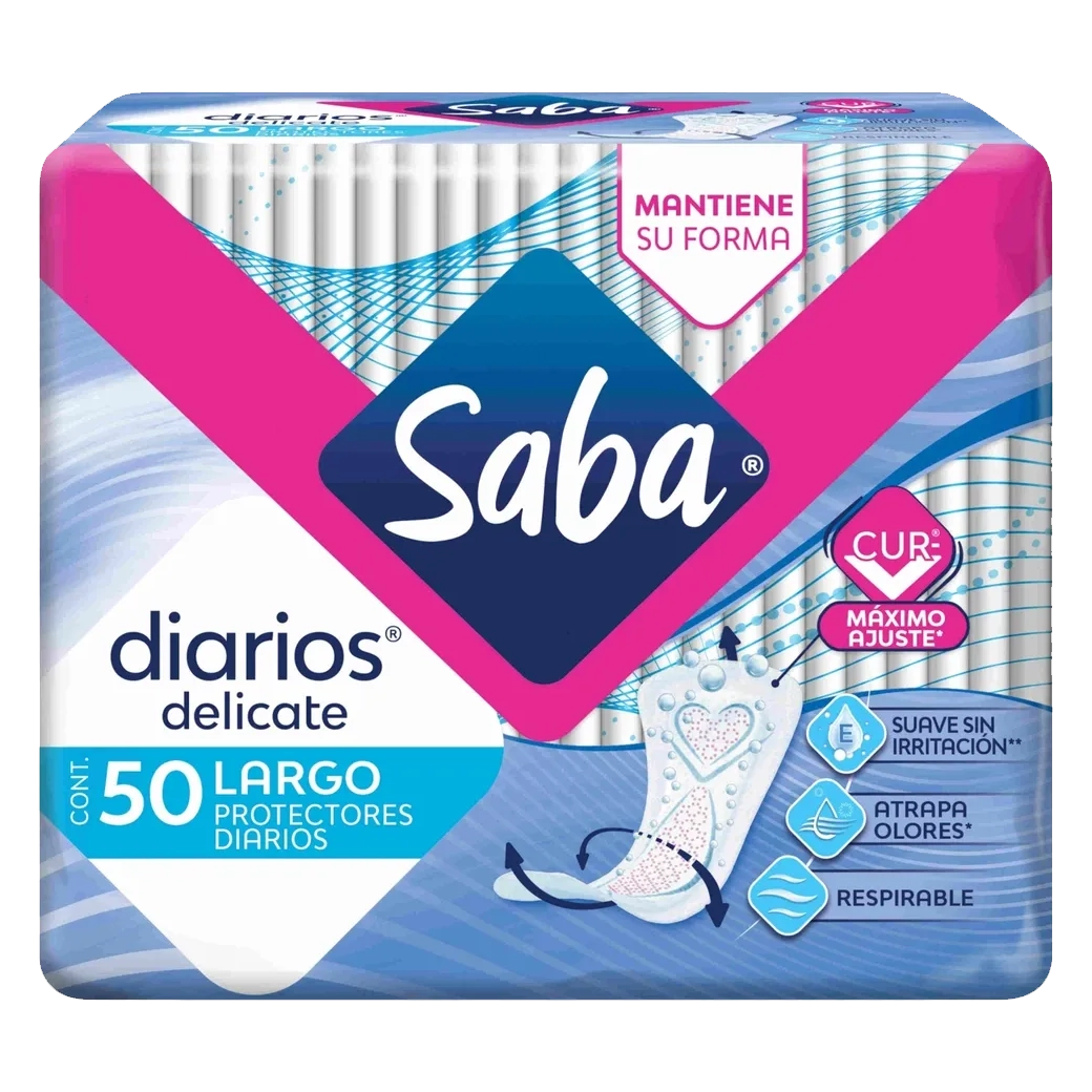SABA ProtectoDiariosLargo50Und