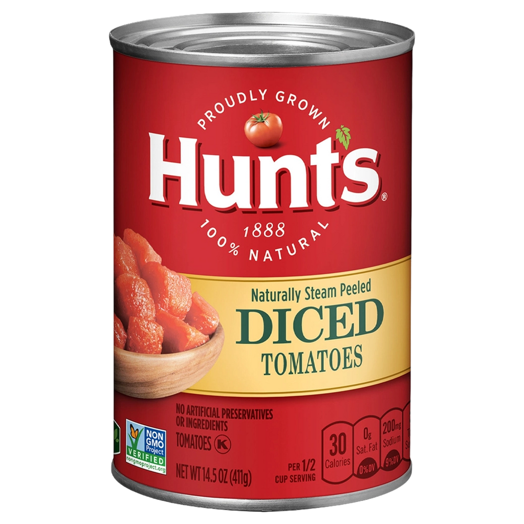 HUNTS Diced Tomatoes 411g