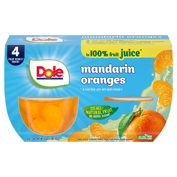 DOLE Mandarin Oranges 4pack 16oz