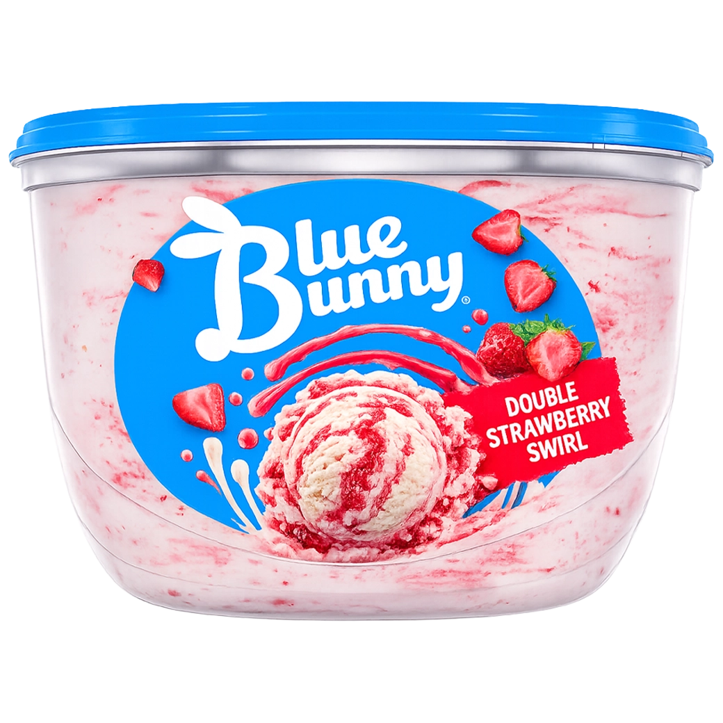 BLUE BUNNY Helado Doble Strawber1.41L