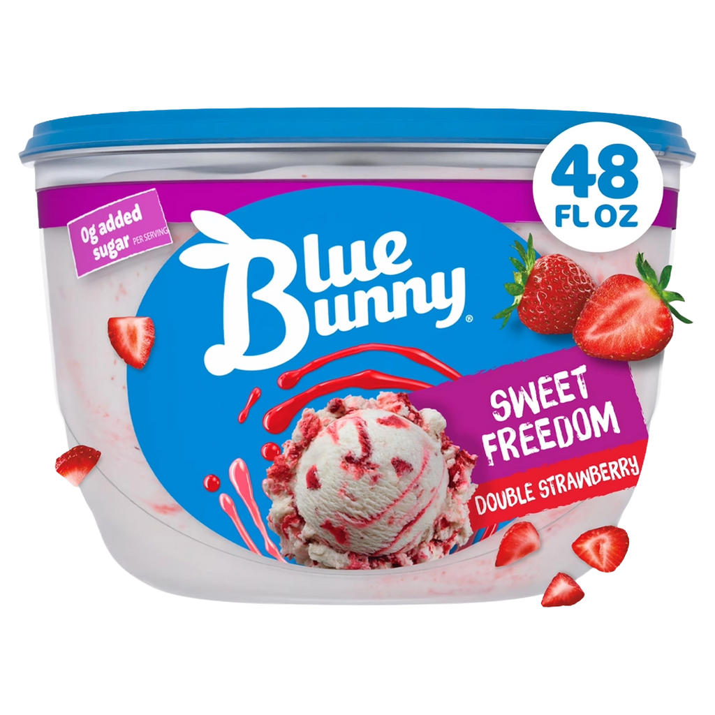 BLUE BUNNY Strawberry 48oz