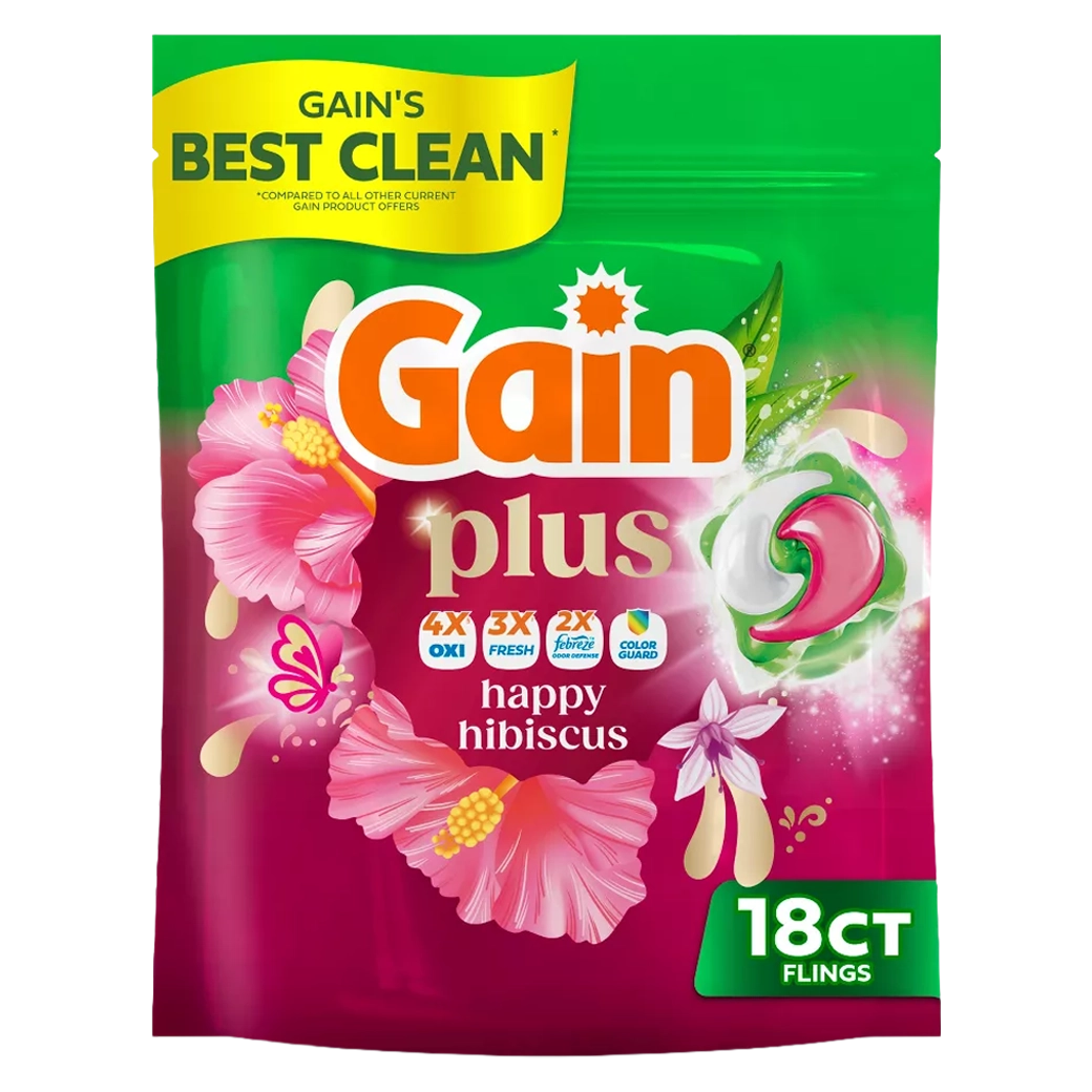 Gain Happy Liq Detergent 18 ct