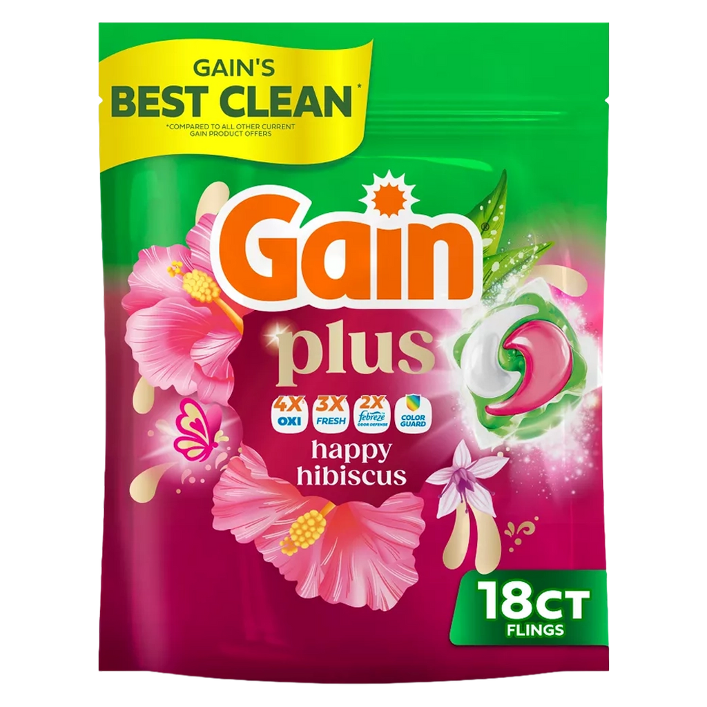 Gain Happy Liq Detergent 18 ct