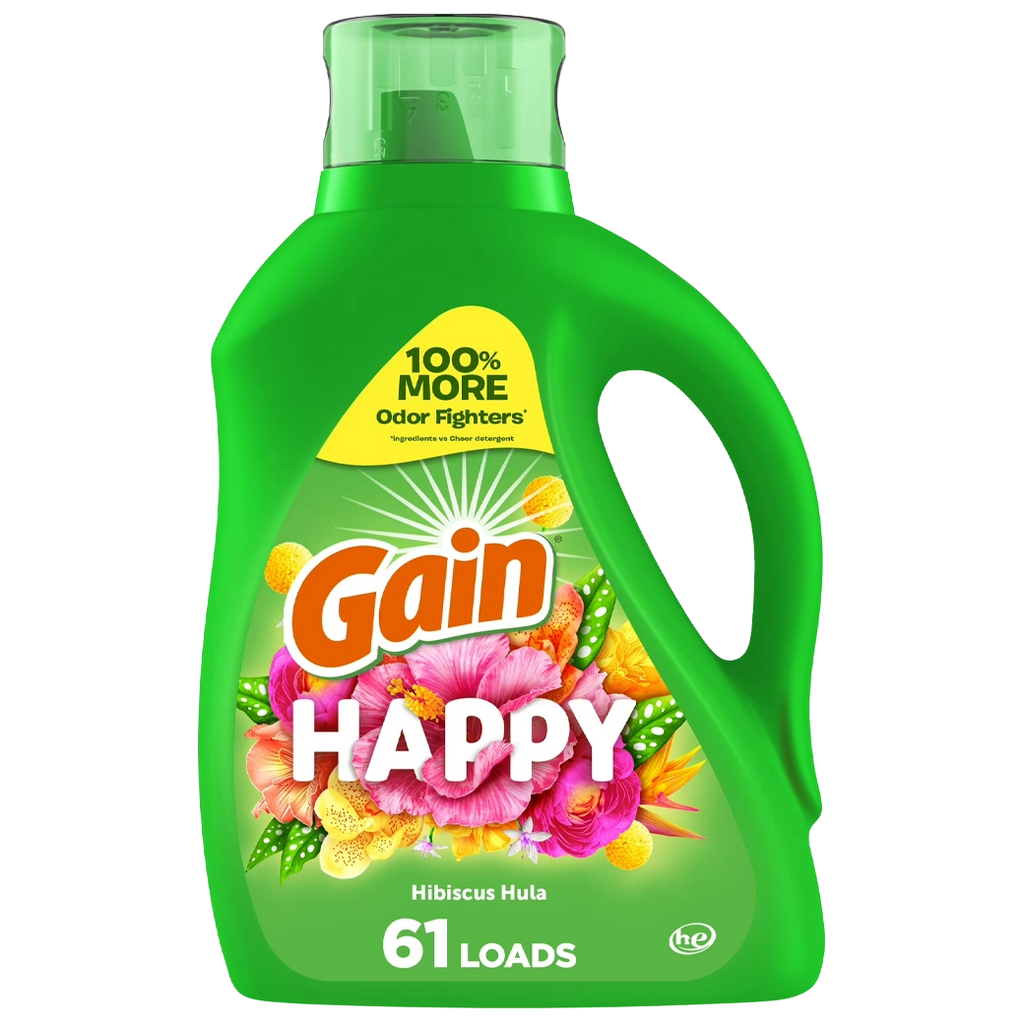 Gain Happy Liq Detergent 88 fz