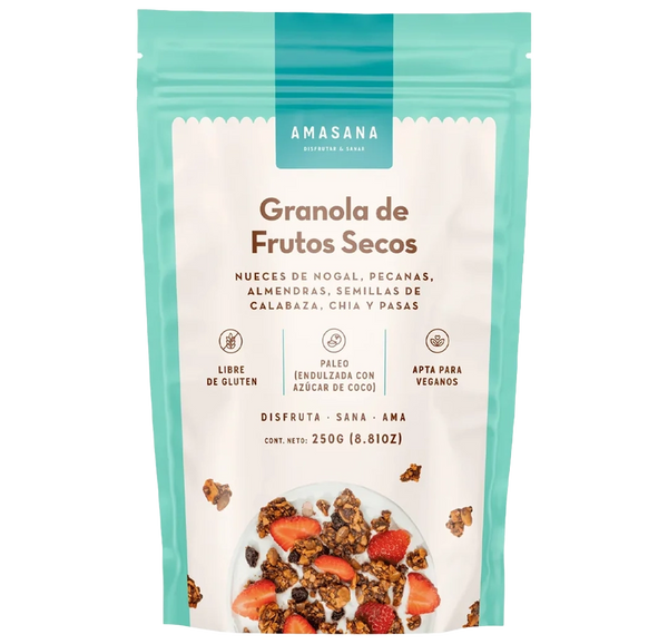 AMASANA Granola Frutos Secos 250g