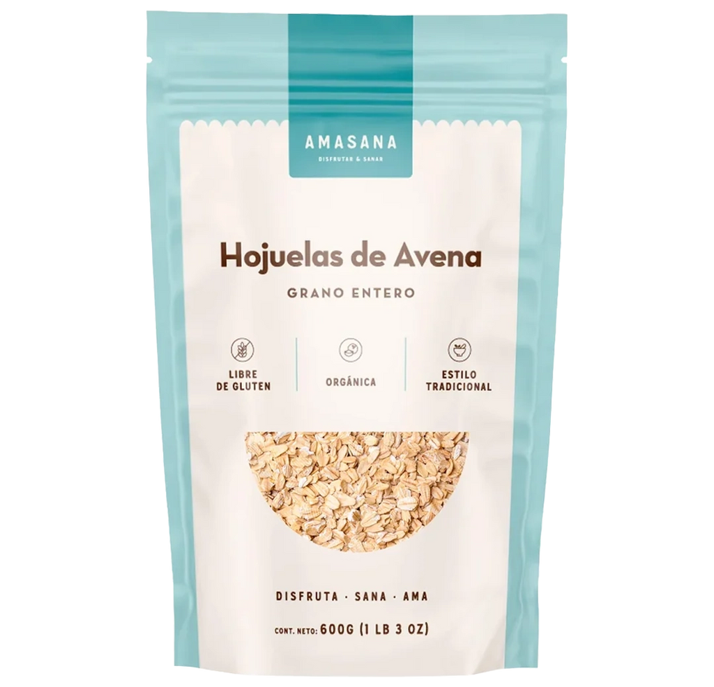 AMASANA Hojuelas Avena 600g