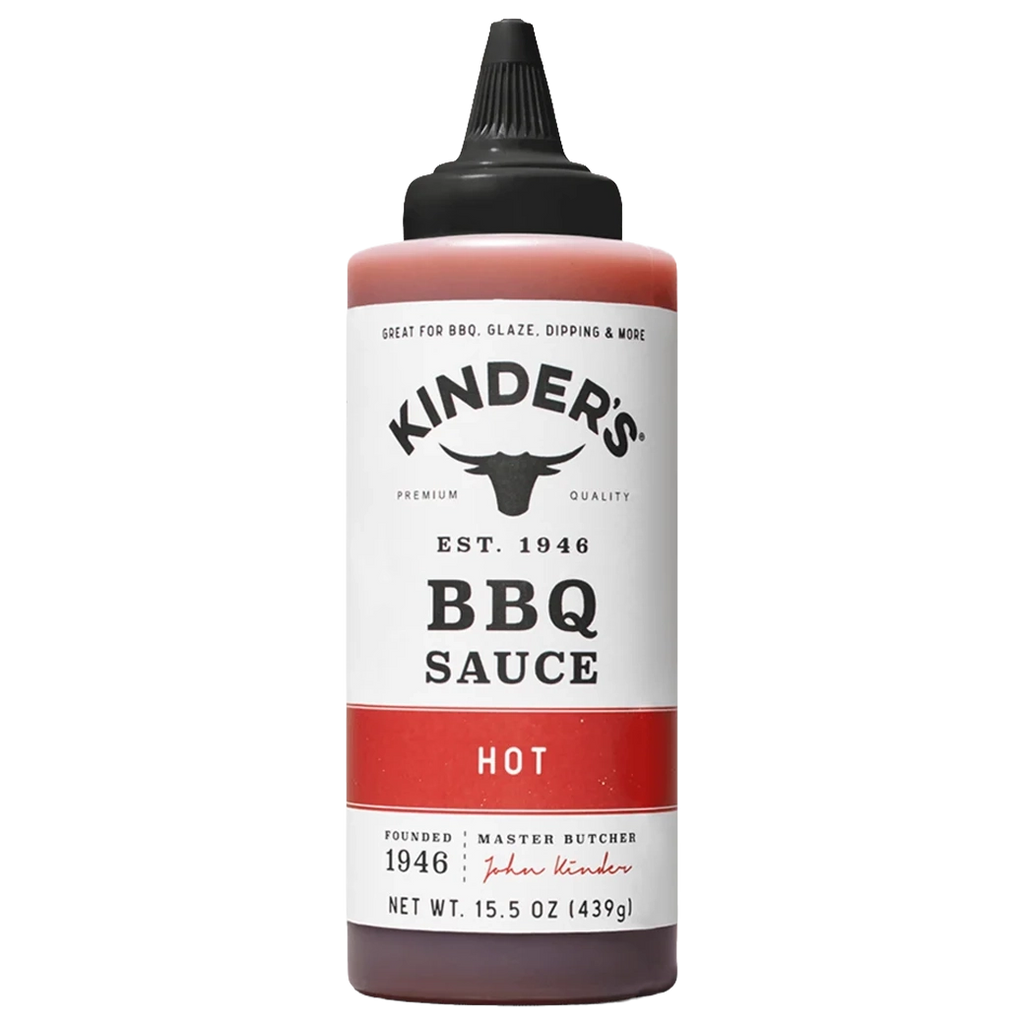 KINDERS Hot BBQ Sauce 15.5 oz