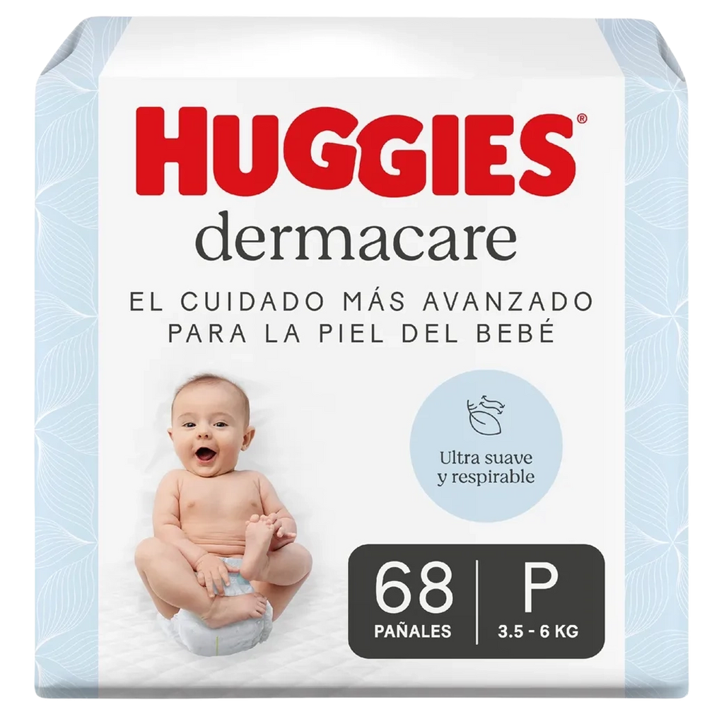 HUGGIES Pañal Dermacare P 68Und