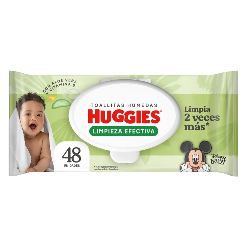 HUGGIES ToallitasLimpEfectiv48UN