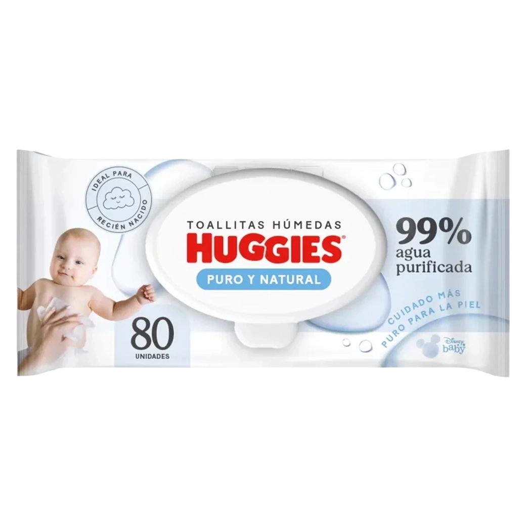 HUGGIES Toallita Húmeda Ecopro 80Ud