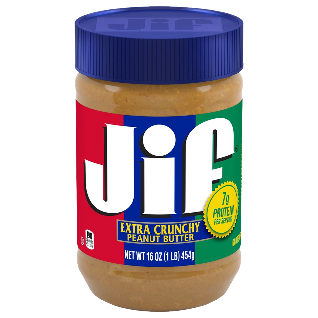 JIF Extra Crunchy manteq. de maní 454g