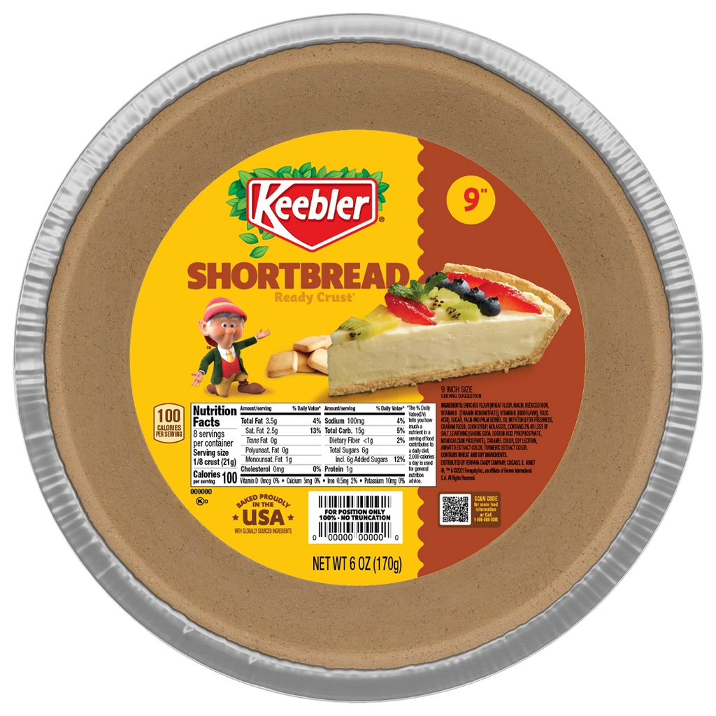 Keebler Pie Crust Shortbread 6oz
