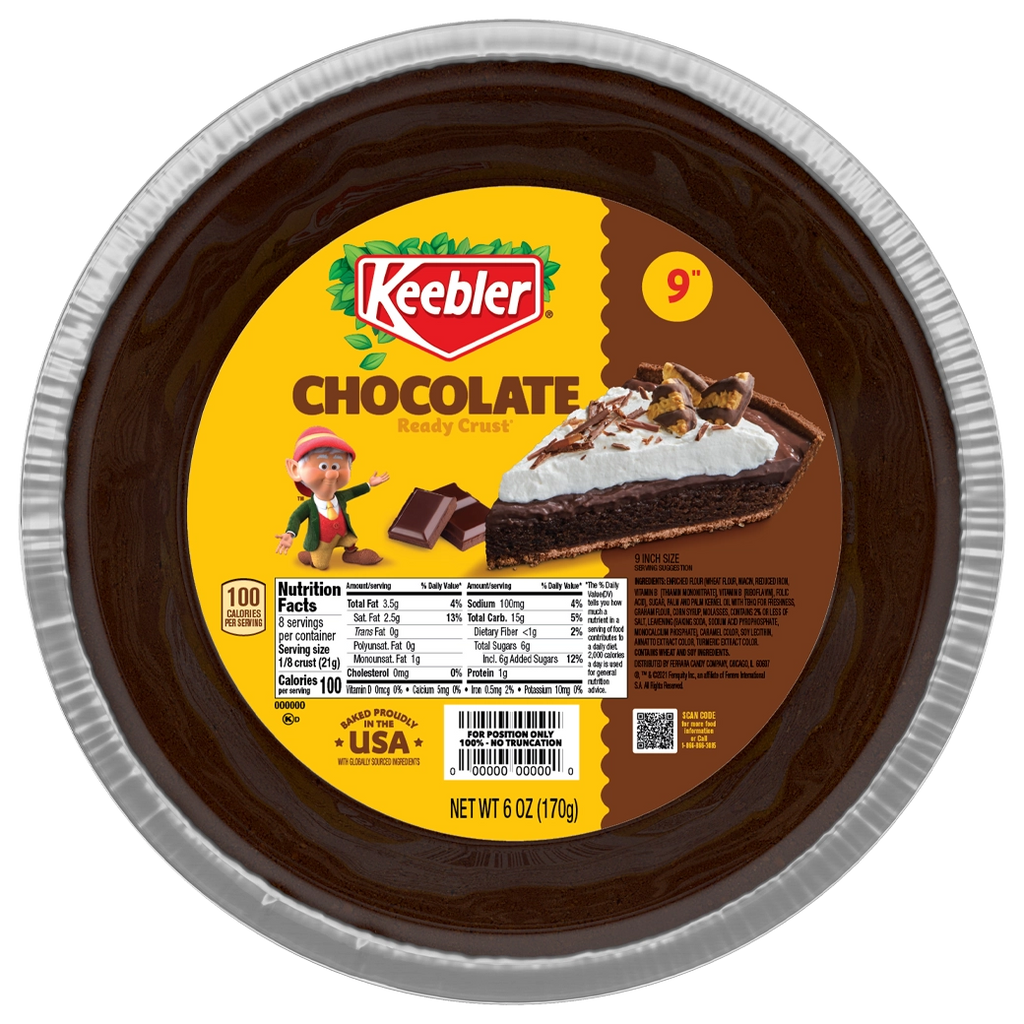 Keebler Pie Crust Chocolate 6oz