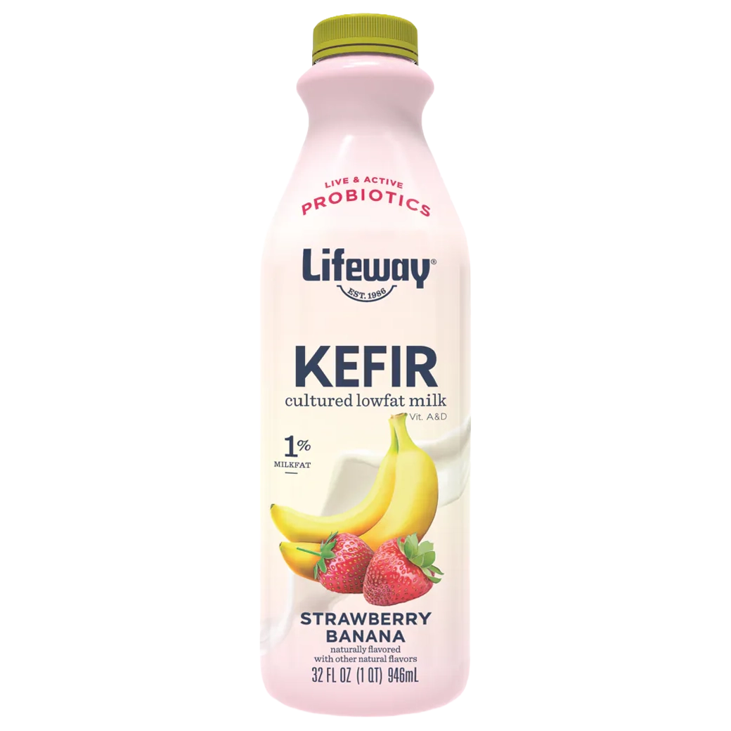 KEFIR Low Fat Milk Strwberry B 32oz