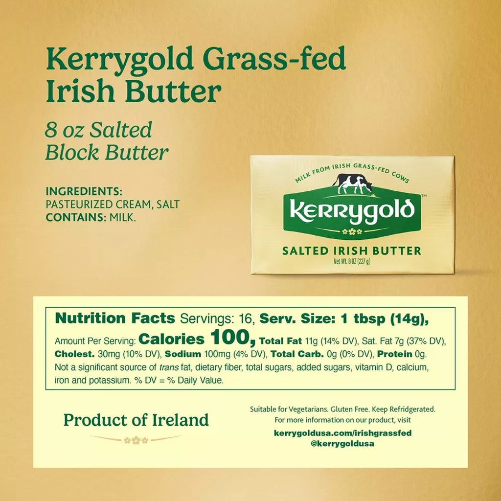 KERRYGOLD Irish Butt Salte 8oz