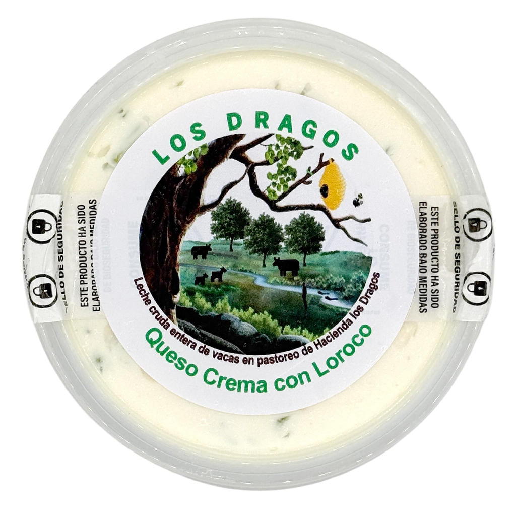 Los Dragos QuesoCremaLoroco10oz