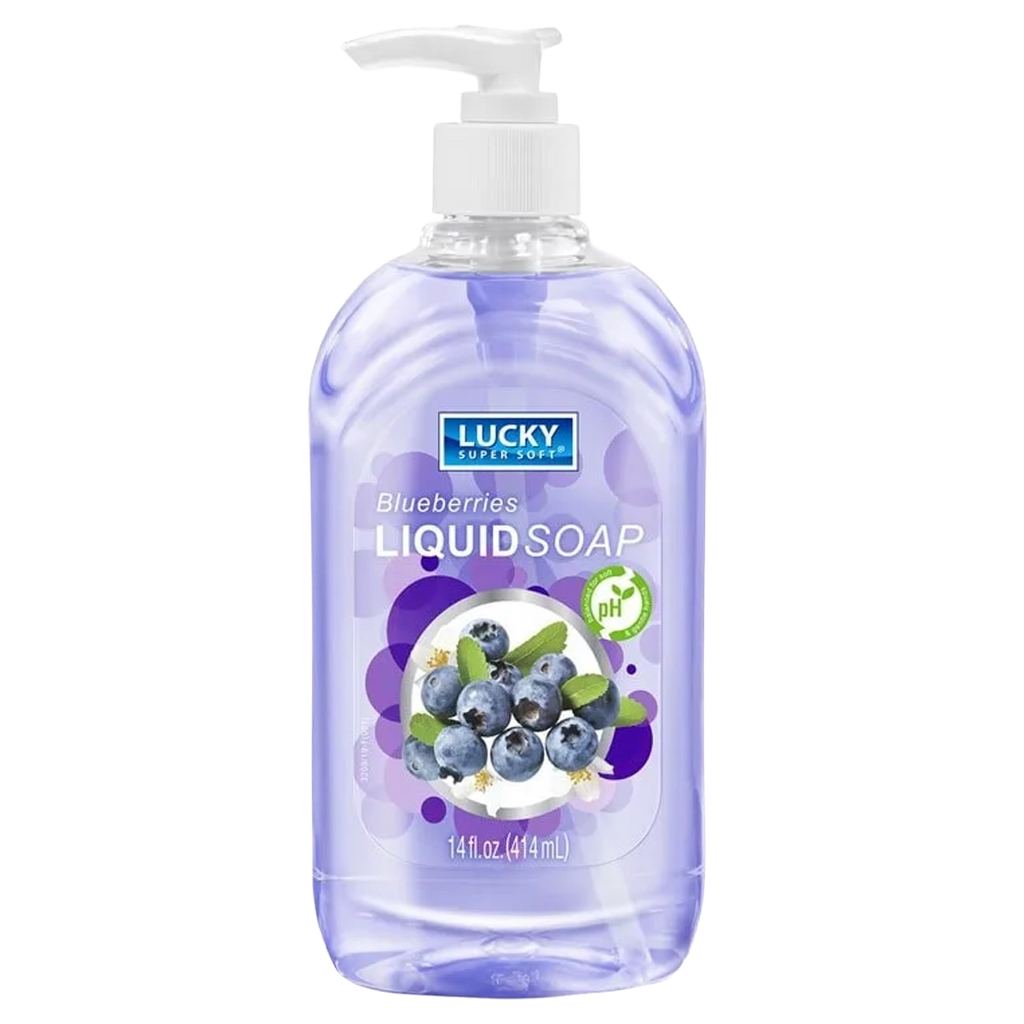 LUCKY JabonLiq Blueberries 14OZ