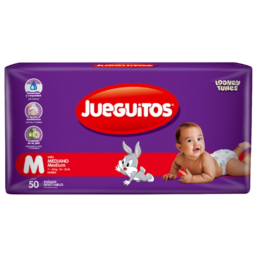JUEGUITOS Panales M --52Pk