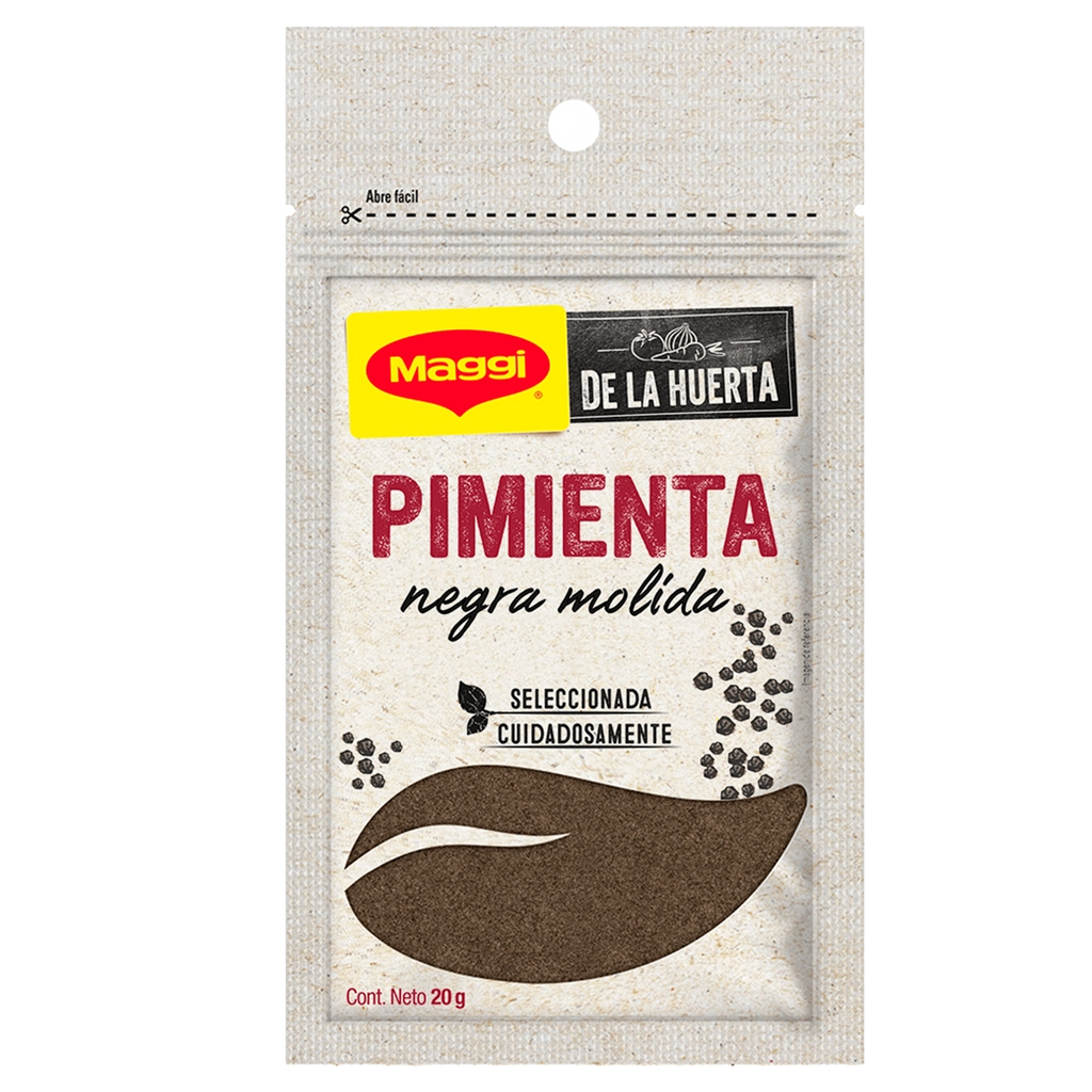 MAGGI PimientaNegraMolBolsa20g