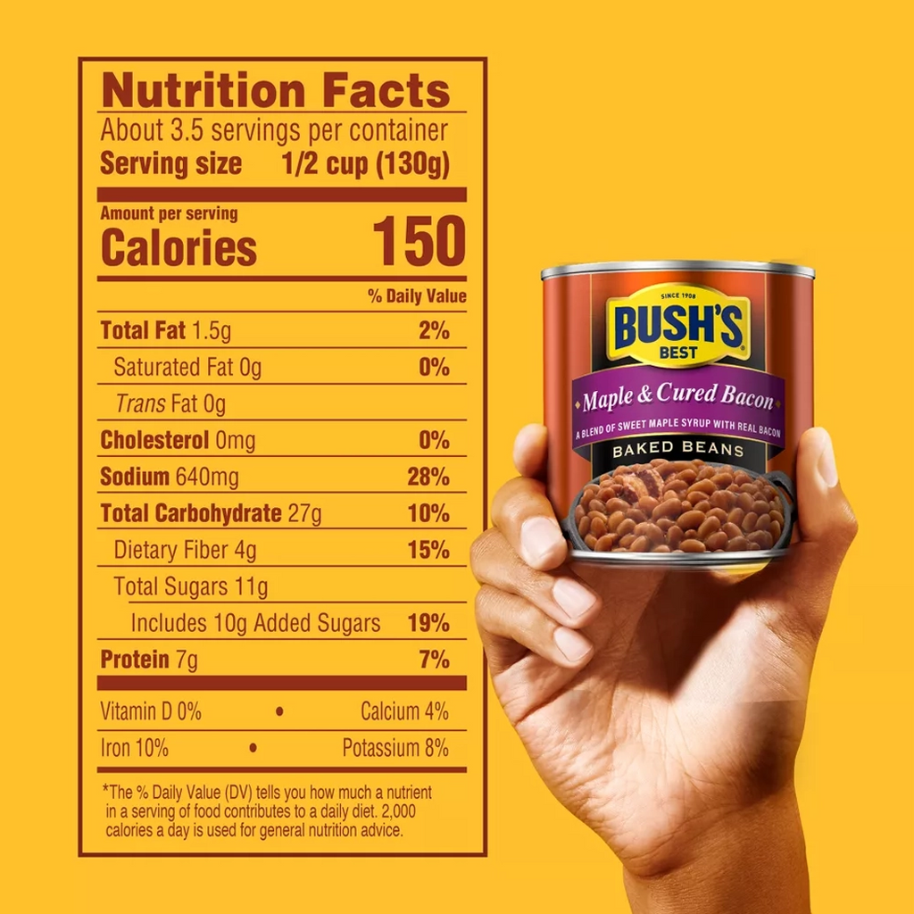 BUSH'S Baked Beans Bacon 454 g