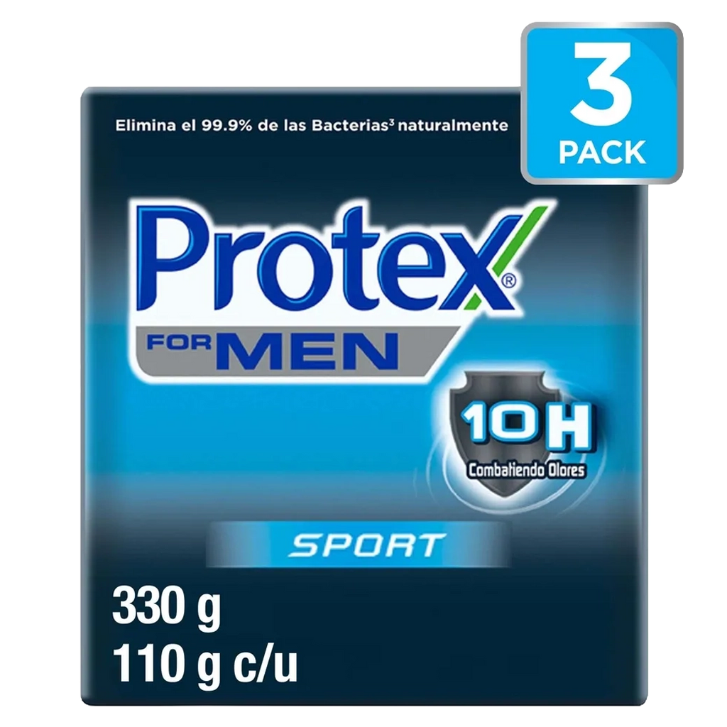 PROTEX Jabon Barra SportMen 3pk