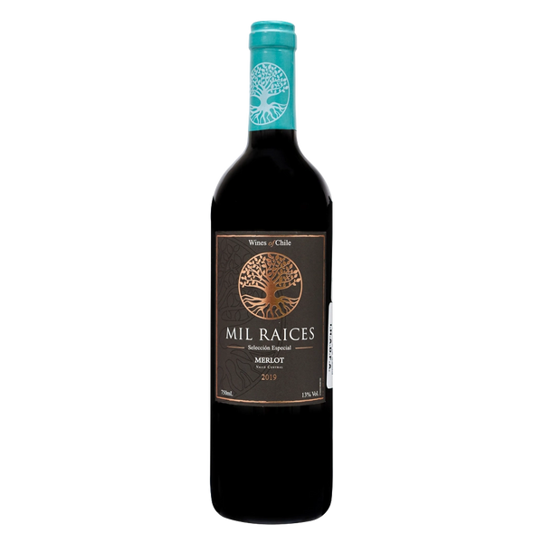 MILRAICES VinoTinto Merlot 750ml