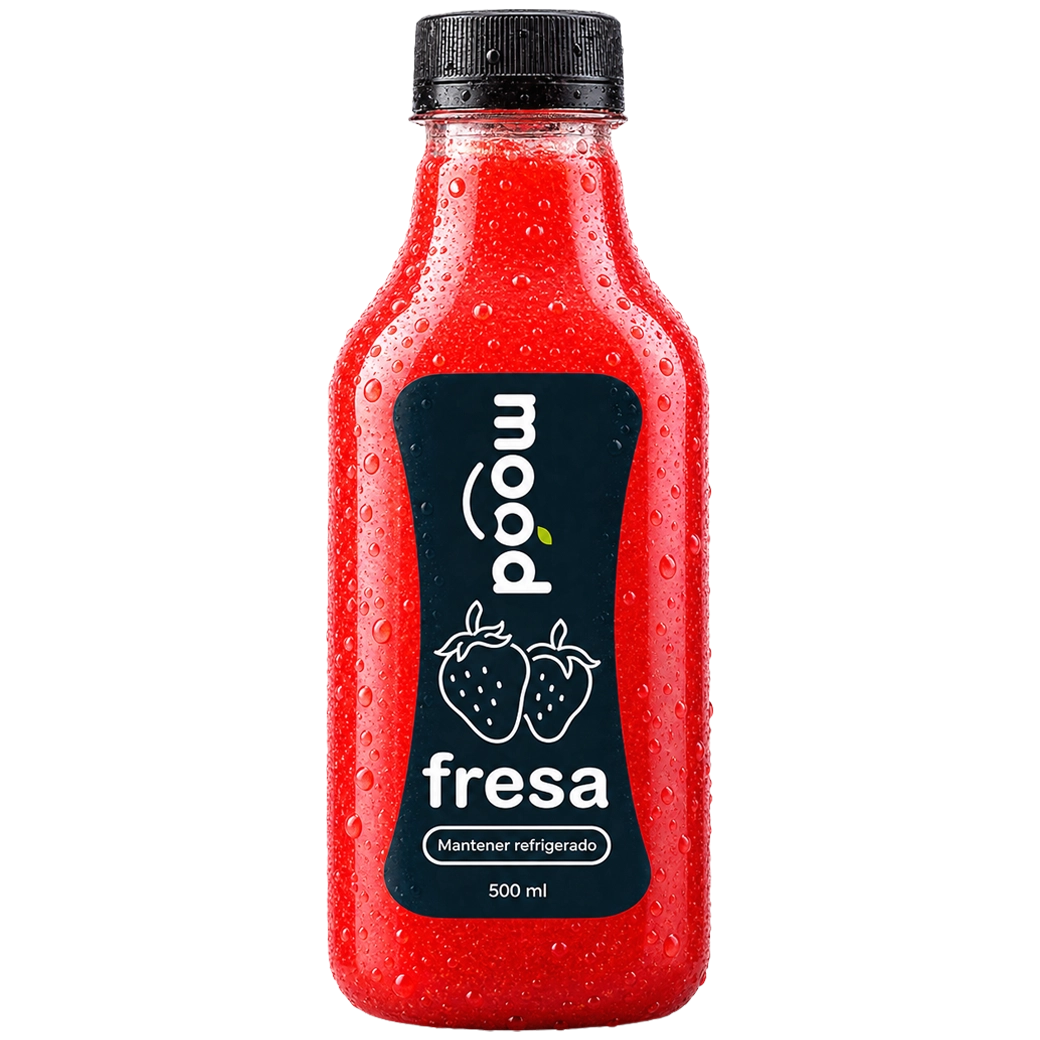 Mood Jugo Fresa 500ml