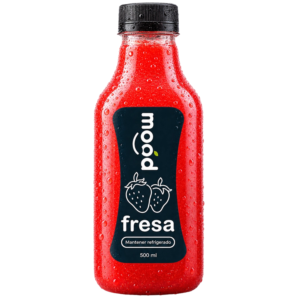 Mood Jugo Fresa 500ml