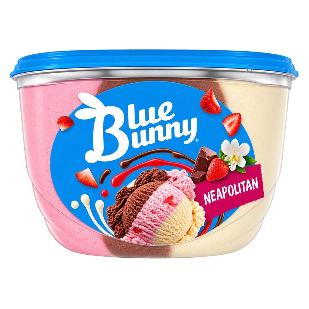 BLUE BUNNY Neapolitan 48oz