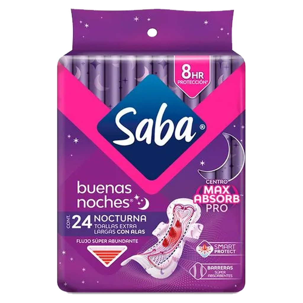 SABA Toalla BuenasNoche C/Alas 24UN